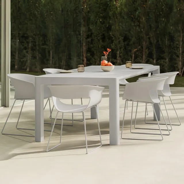 Sklum Arnadine Alanys set tavolo sedie giardino 180x100 6 posti