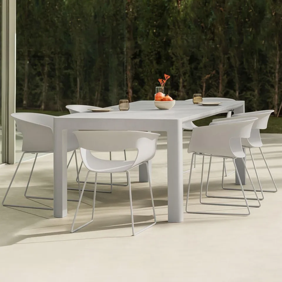 Sklum Arnadine Alanys set tavolo sedie giardino 180x100 6 posti