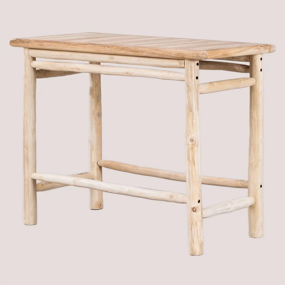 Sklum Narel tavolo alto giardino 135x65 cm legno teak