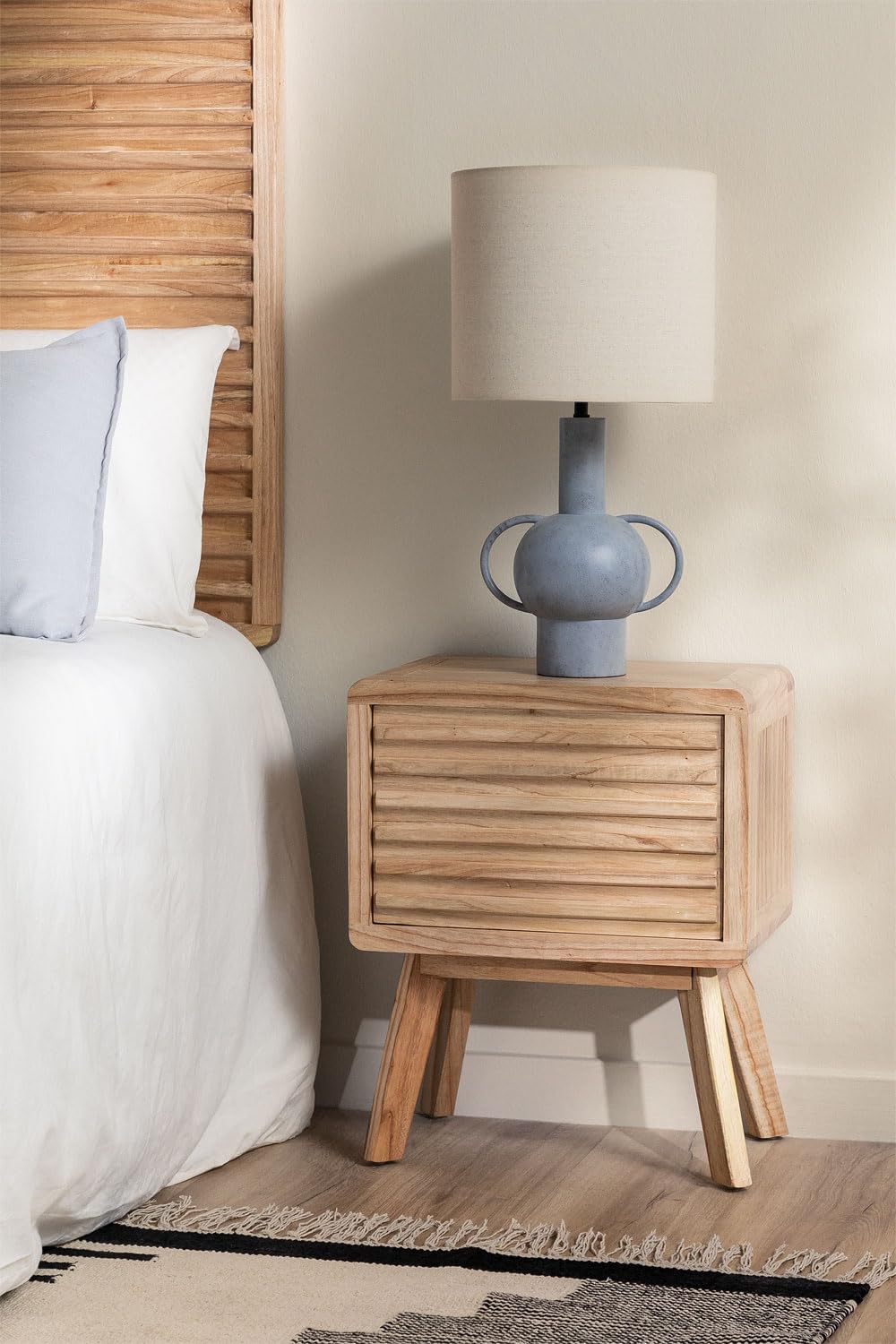Sklum Deleyna comodino legno mindi 44,5 cm