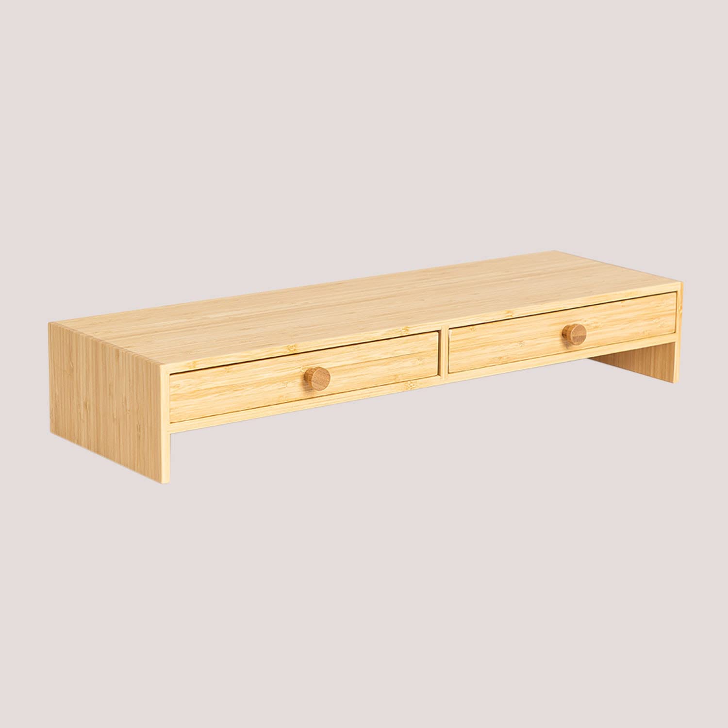 Sklum Greg supporto monitor in bambù natural 56 cm