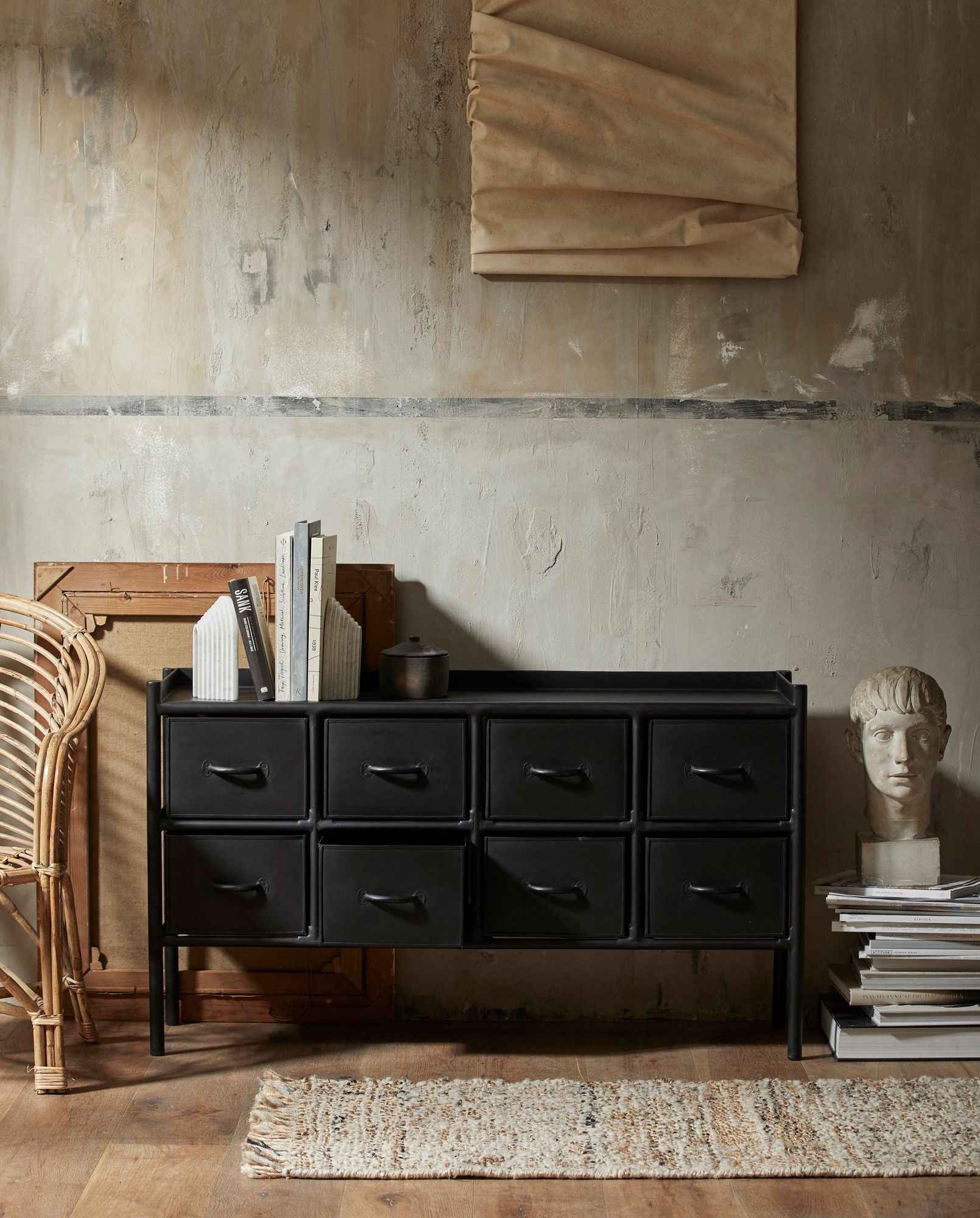 Bambua Lina tappeto 60x160 nature canapa