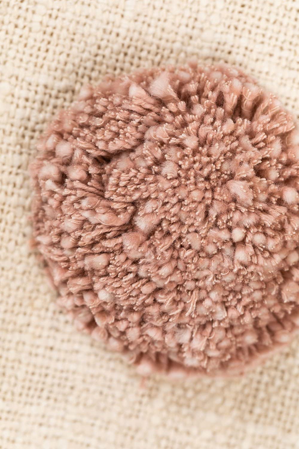 Sklum Azanel cuscino quadrato cotone 50x50 cm beige crema