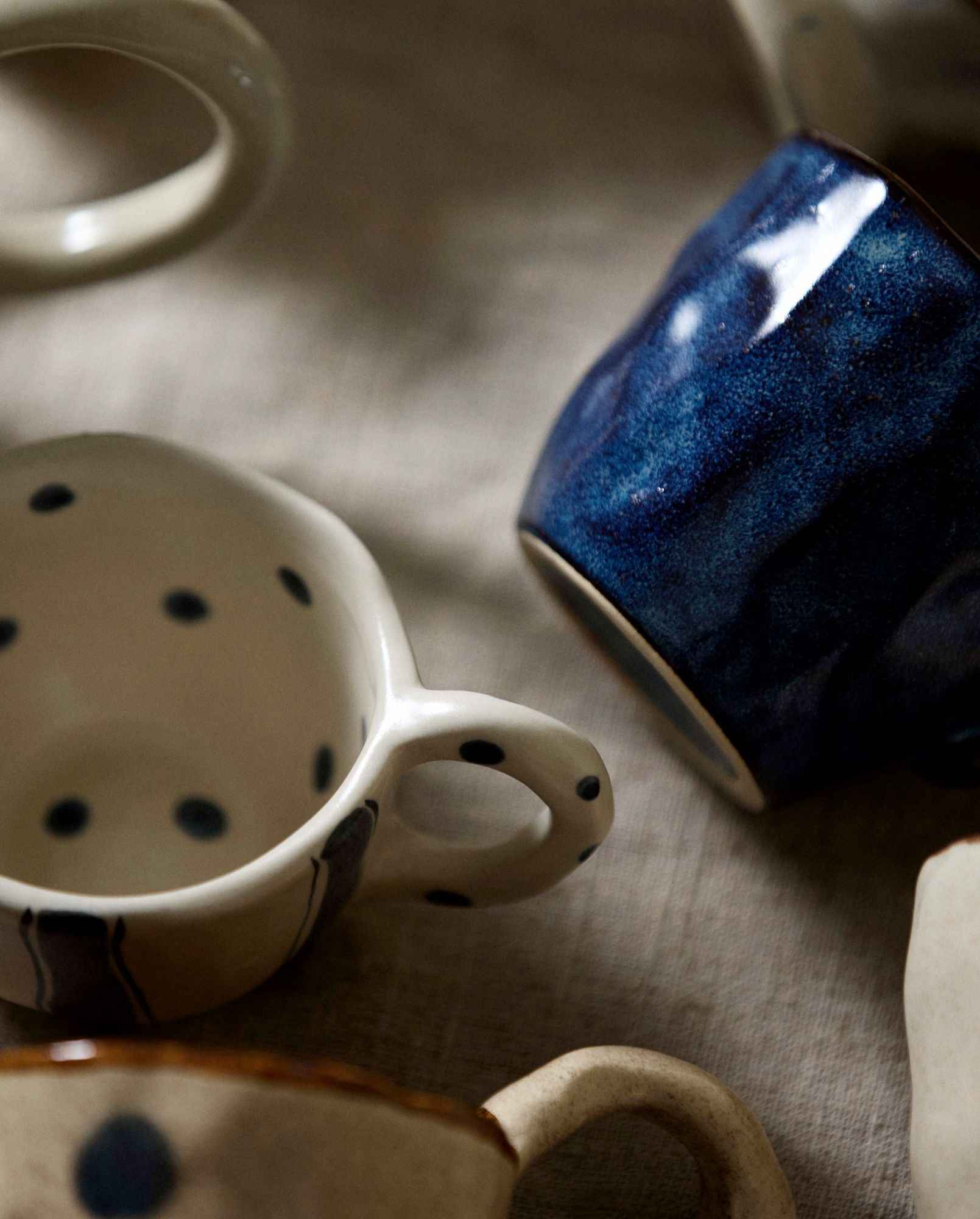 Bambua Atelier FORMA GOGI tazza con manico blu