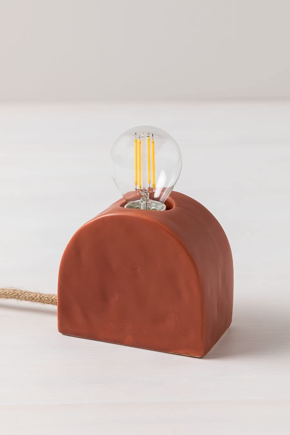 Sklum Fiana lampada da tavolo in ceramica terracotta E14