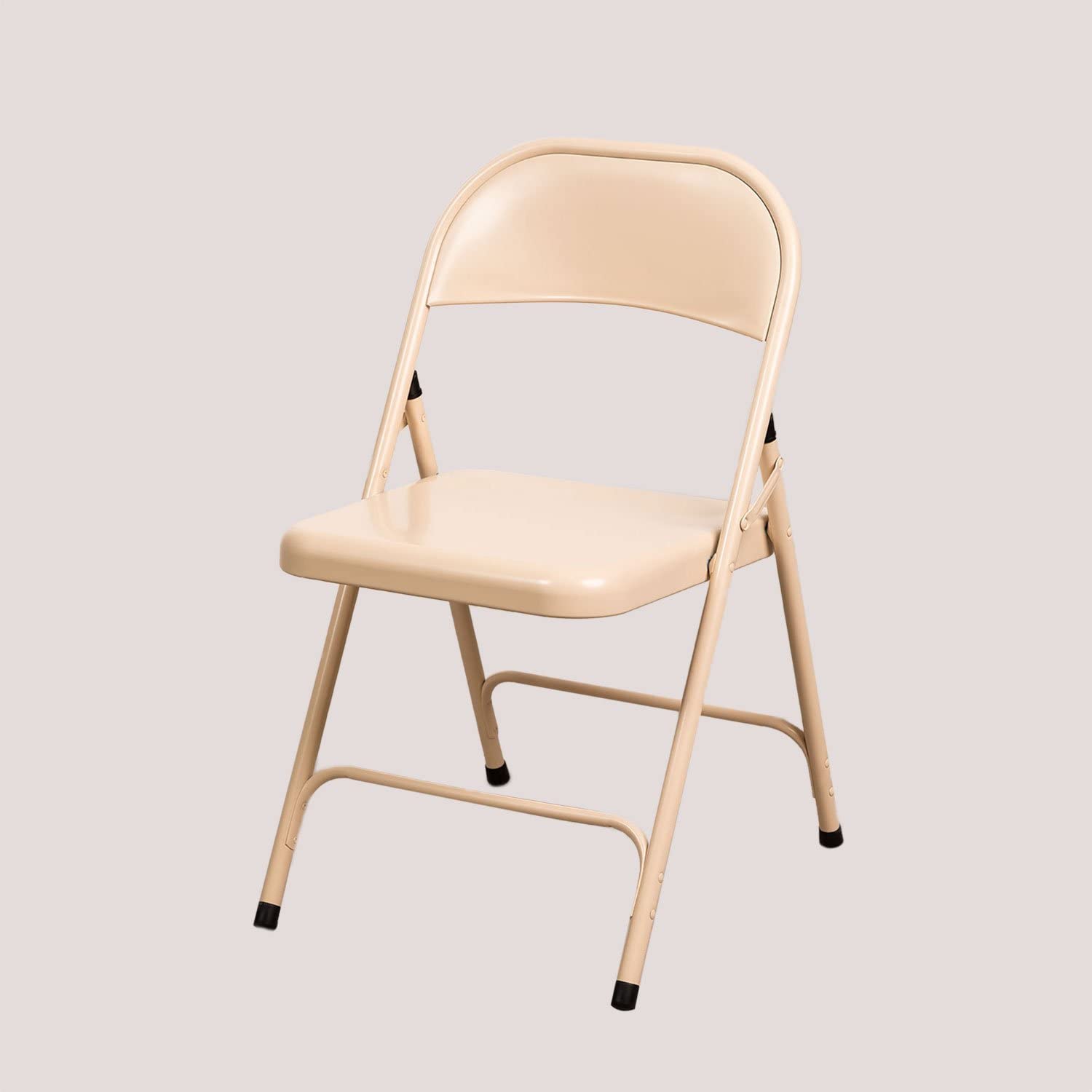 Sklum Ukla set 2 sedie pieghevoli beige lino acciaio