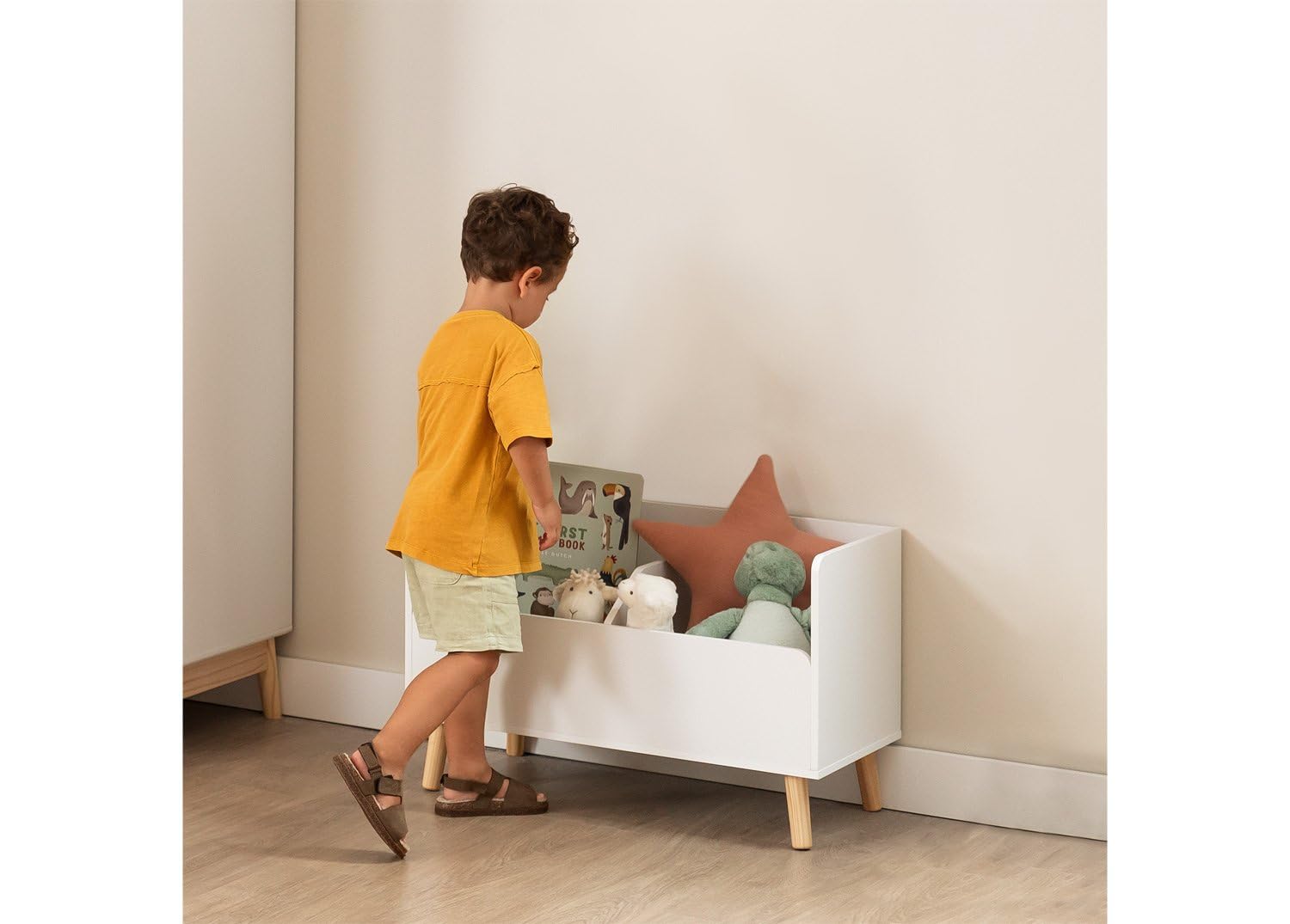 Sklum Tom Kids baule giocattoli 70 cm in MDF