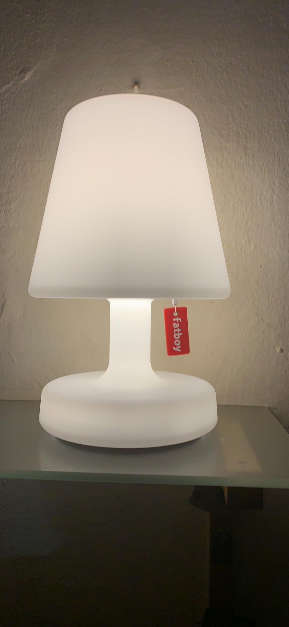 Fatboy Edison Petit Lampada da Tavolo LED Bianca Ricaricabile