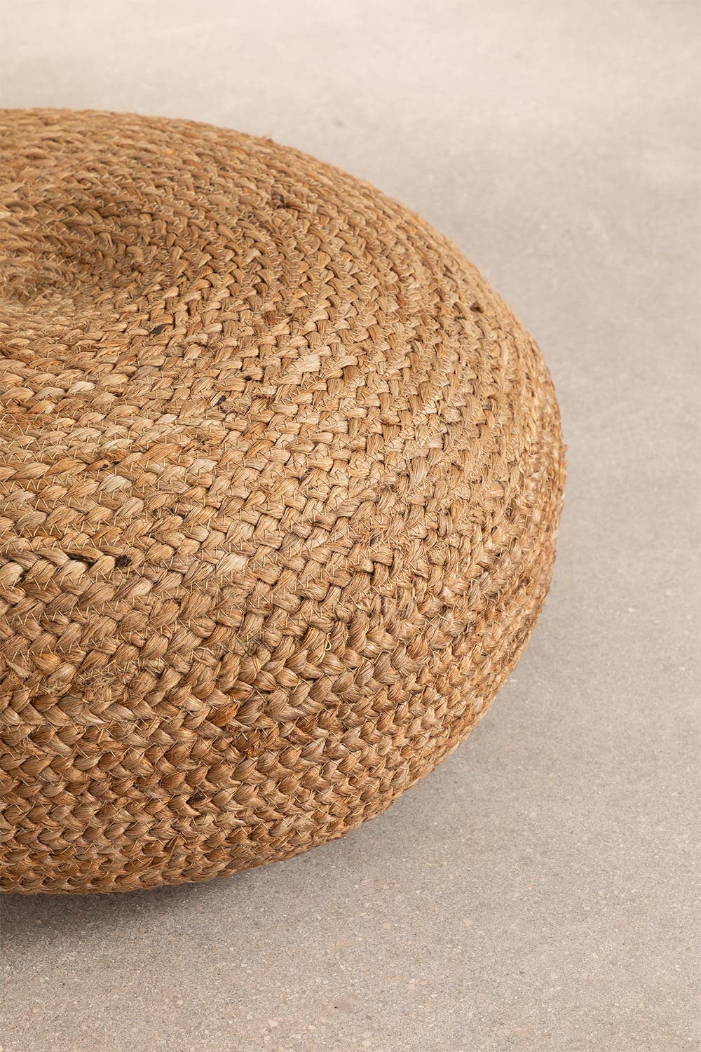 Sklum Pilew pouf rotondo in juta 50 cm