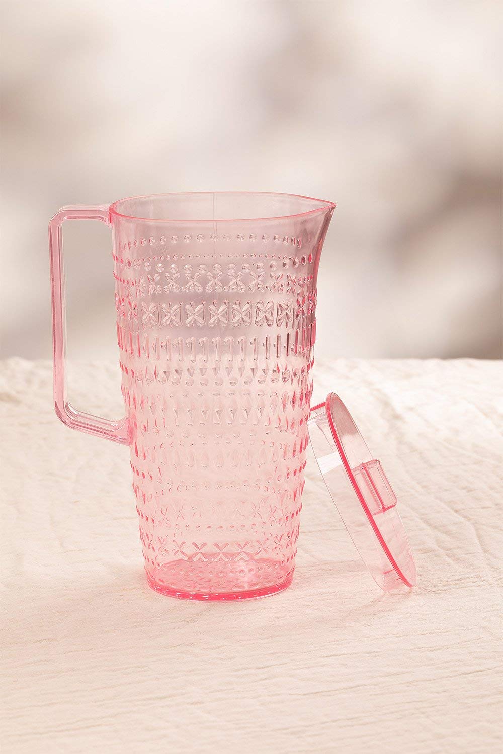 Sklum Brandon Caraffa 2L con 4 Bicchieri 40cl Rosa