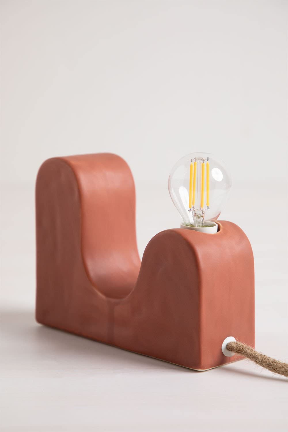 Sklum Ziro Lampada da Tavolo Ceramica Terracotta