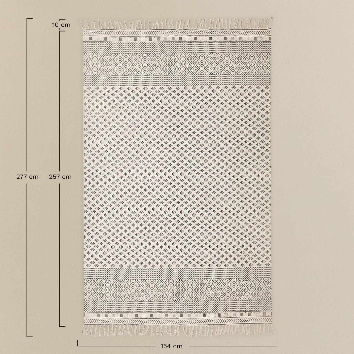 Sklum Yala tappeto in cotone 275x155 cm