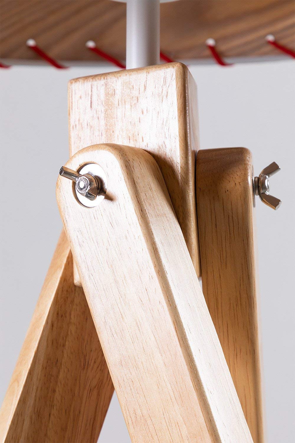 Sklum Foolm lampada da terra marrone treppiede legno