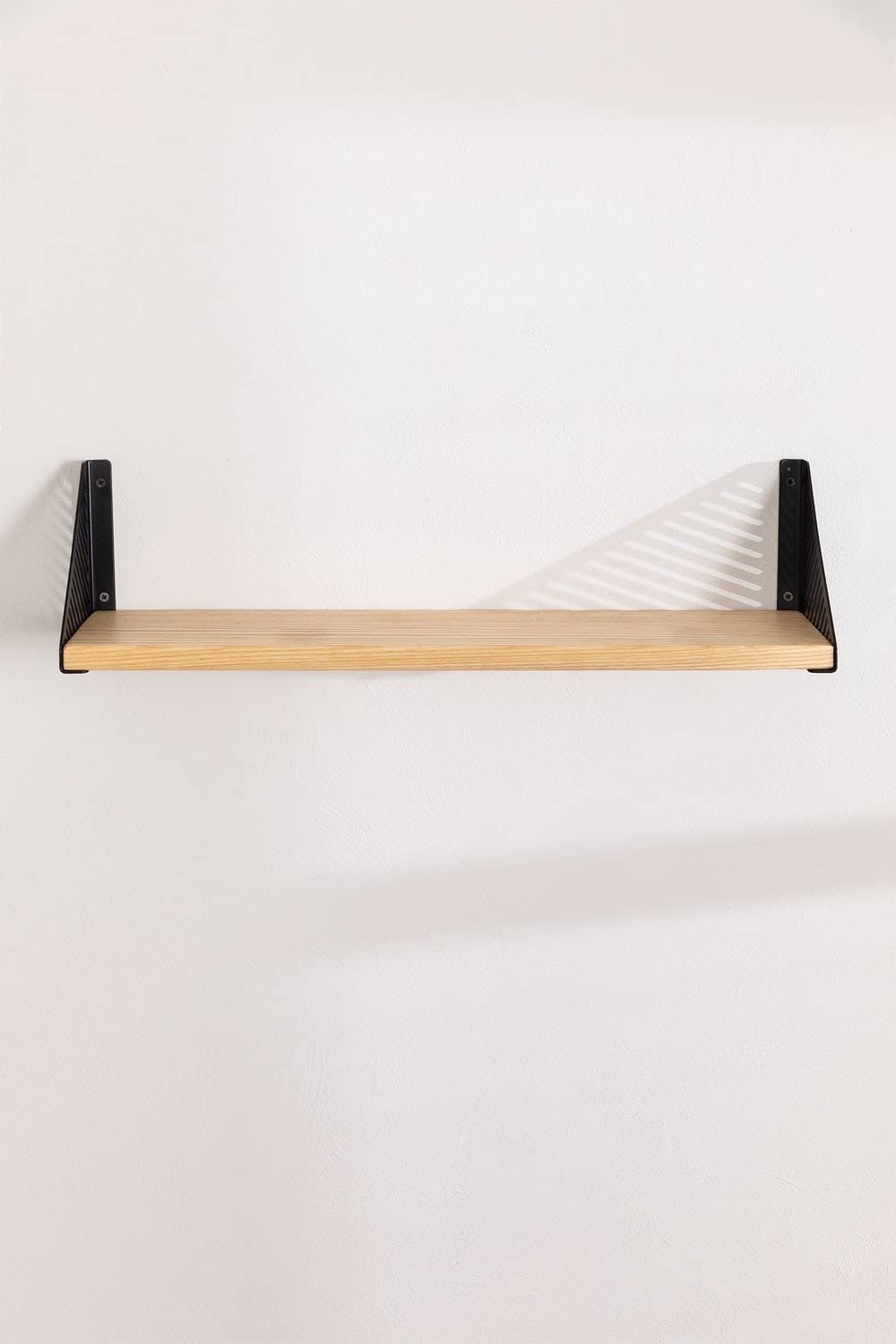 Sklum Etmu Nero 60,5 cm Scaffale in Legno e Acciaio