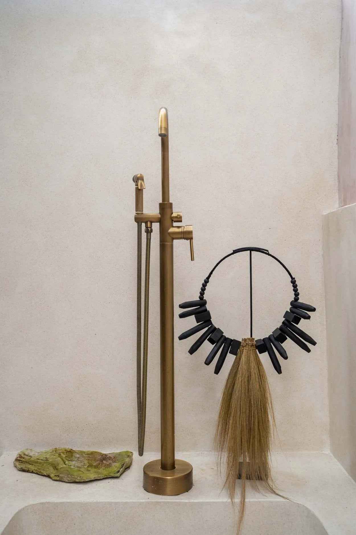 Bambua Rayung decorazione legno su stand