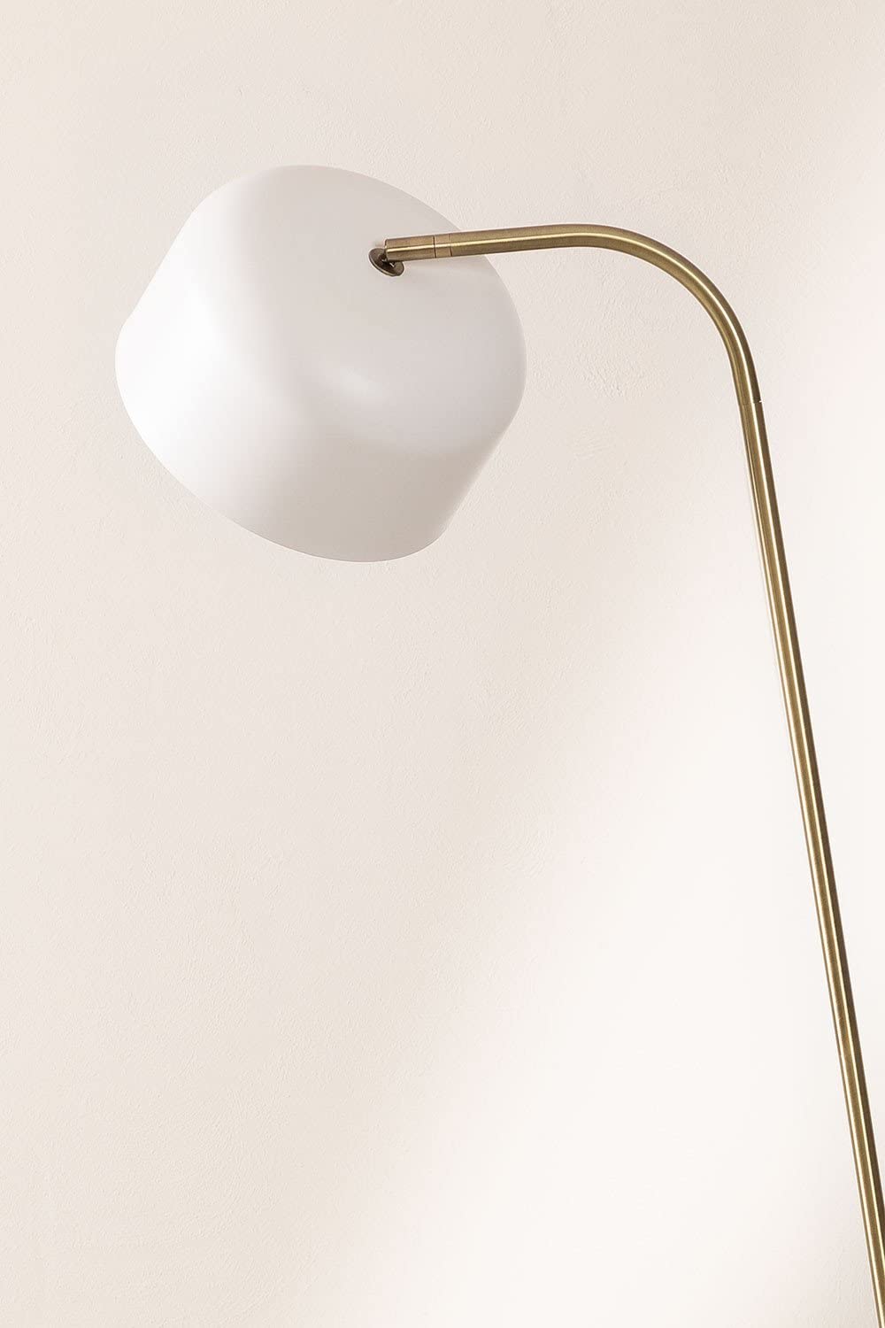 Sklum Lidyas lampada da terra bianco 160 cm marmo