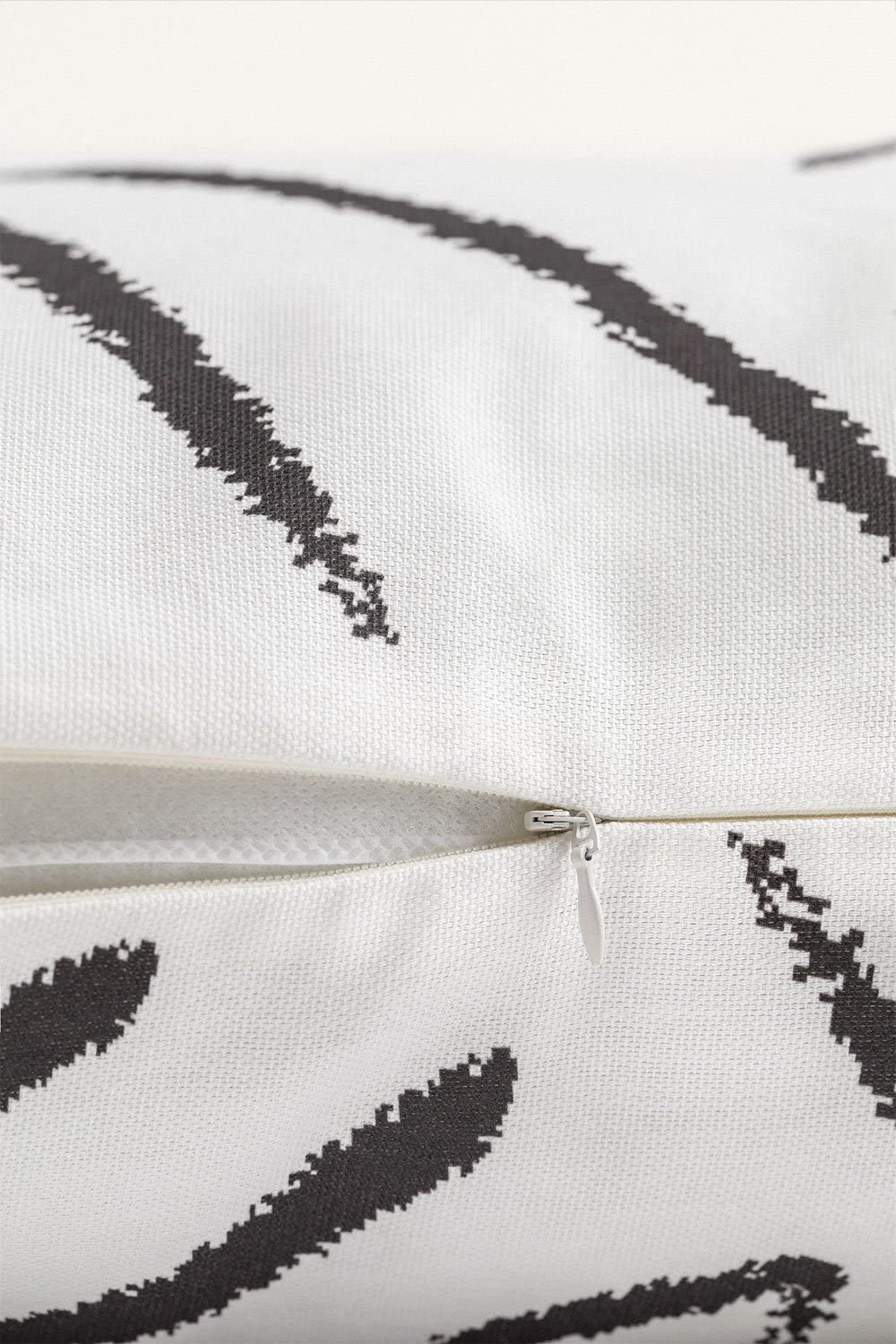 Sklum Tinga Style federa 60x60 cotone bianco zebra