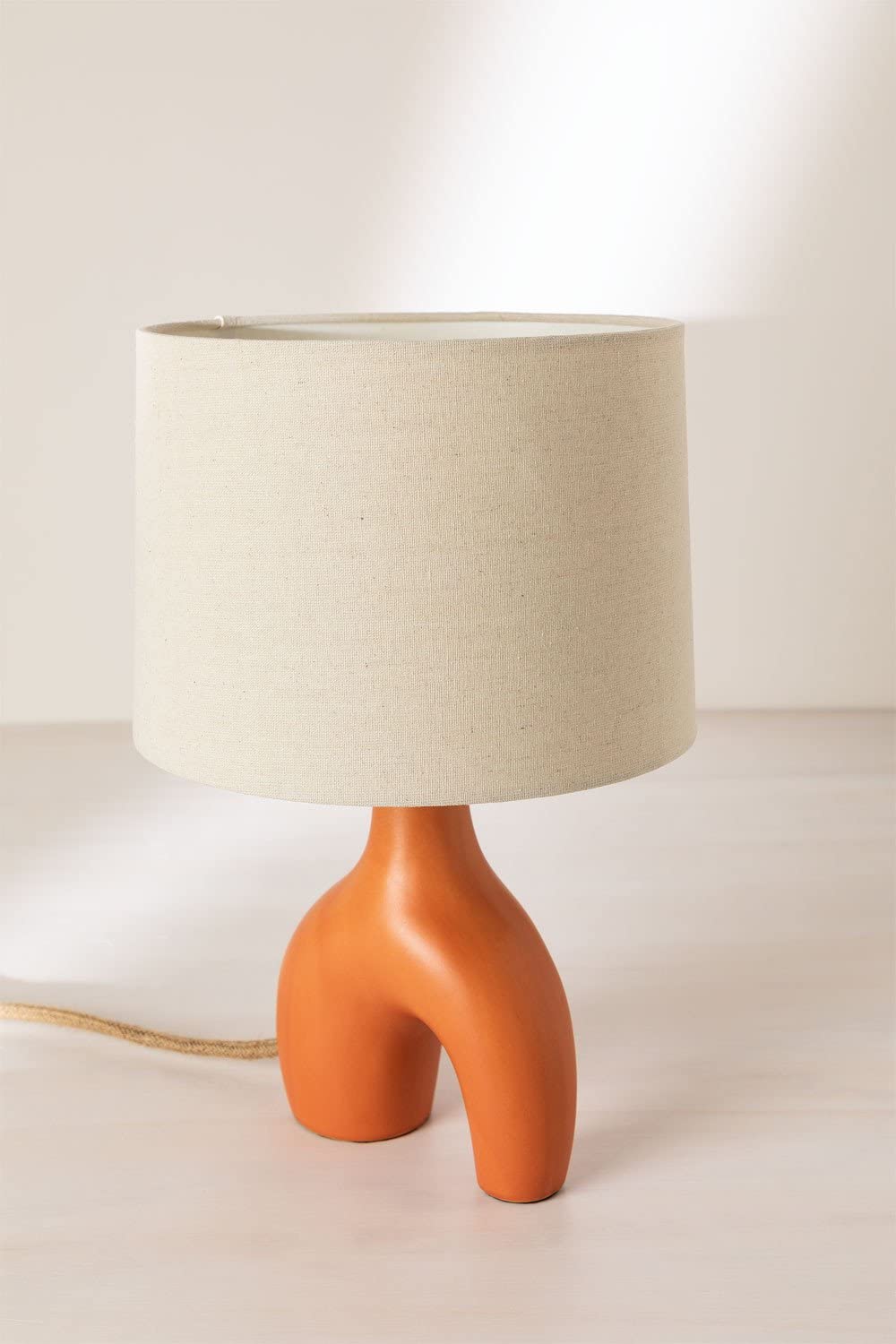 Sklum Mimba lampada tavolo ceramica rosso sienna