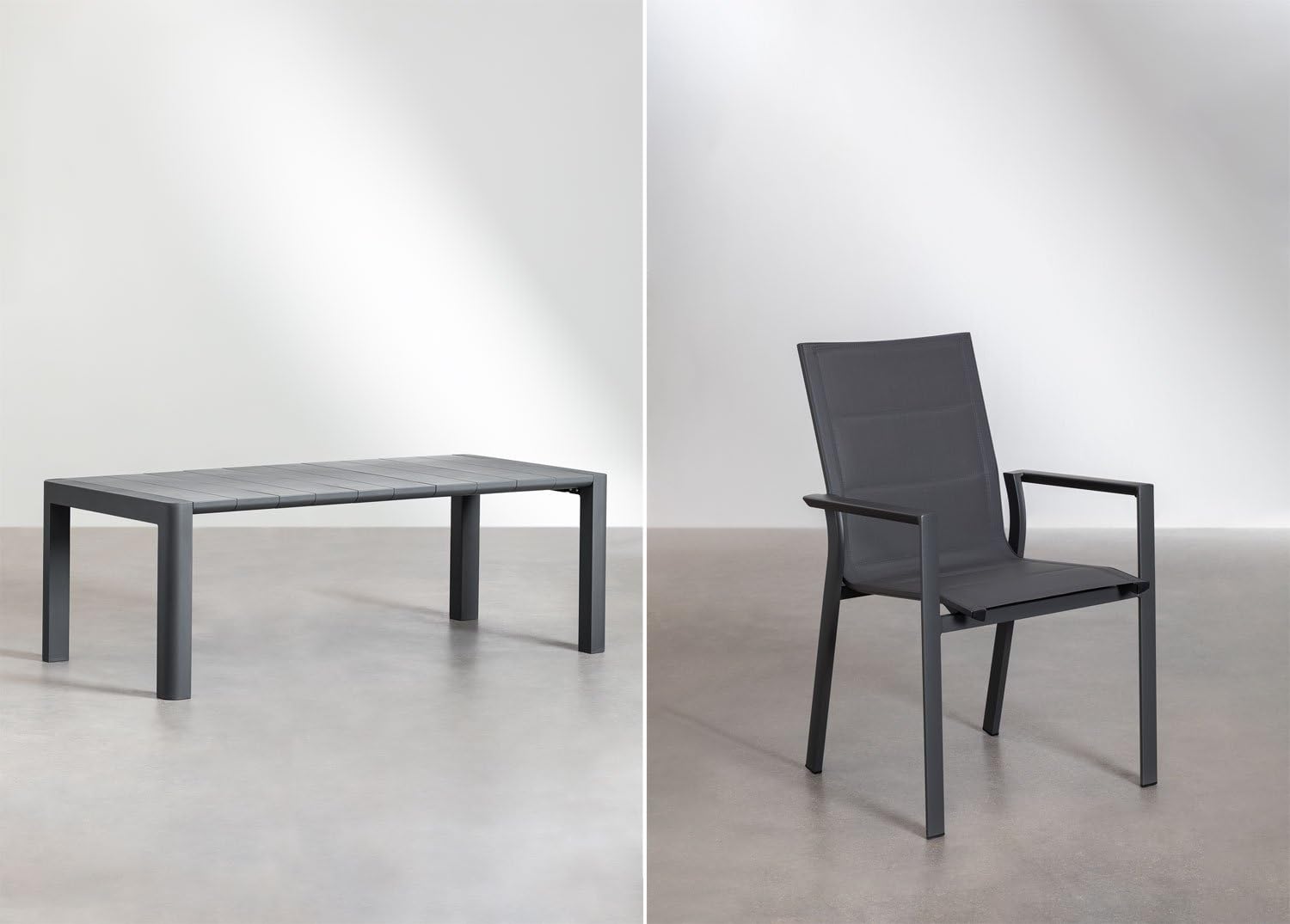 Sklum Arnadine set da giardino 220x100 8 sedie esterno