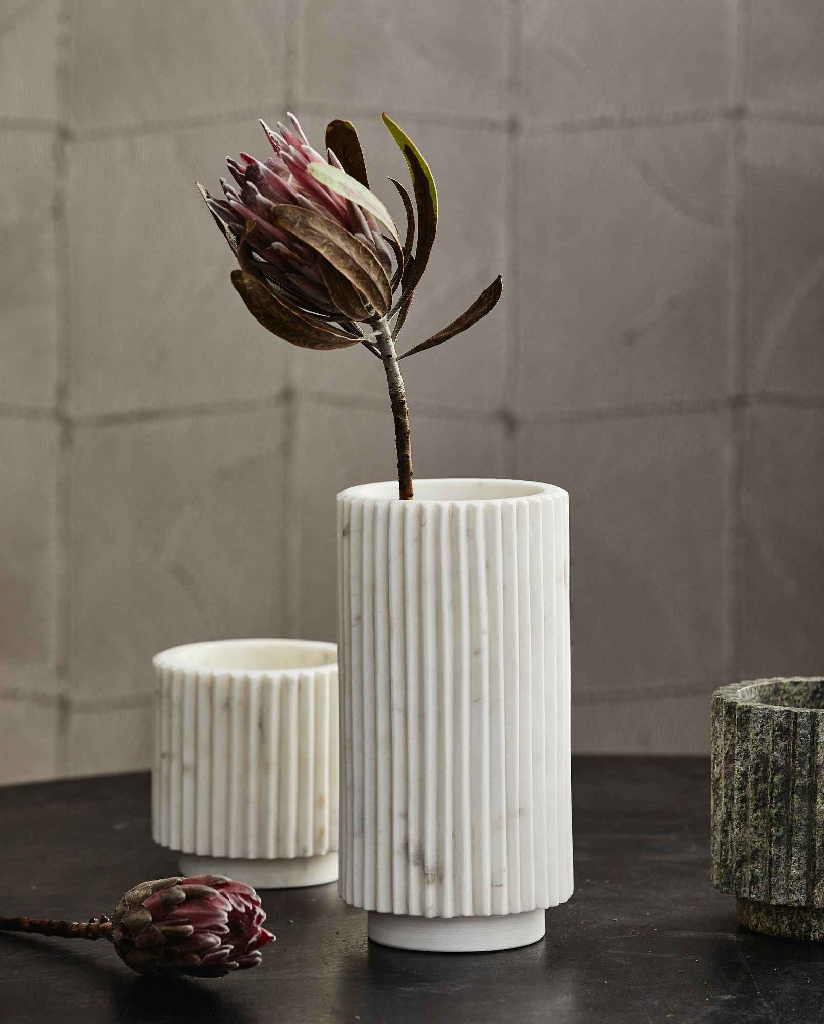 Bambua LOON vaso marmo bianco da interno
