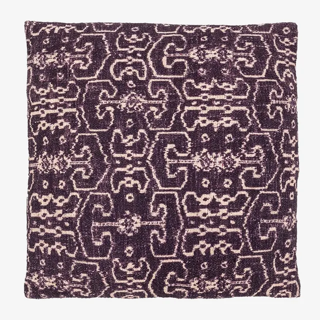 Sklum Biels Cuscino quadrato in cotone 45x45 Violetta