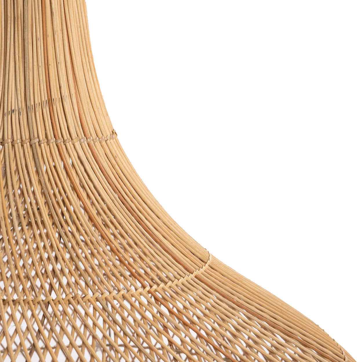 Bambua Shala lampadario XL naturale rattan