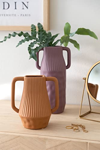 Sklum Bailey vaso ceramica arancione pesca 17 cm