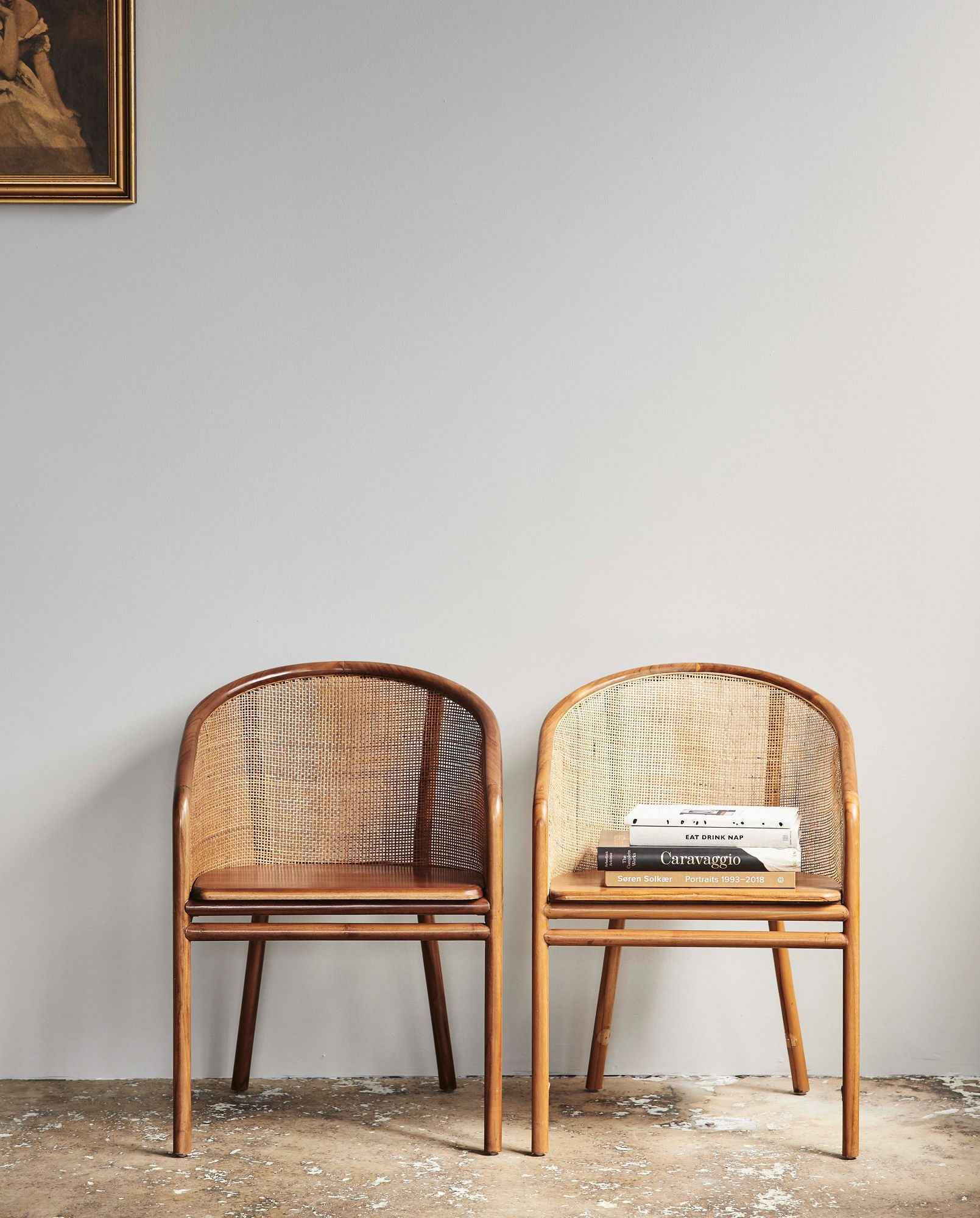 Bambua MOSSO sedia da pranzo marrone chiaro in teak