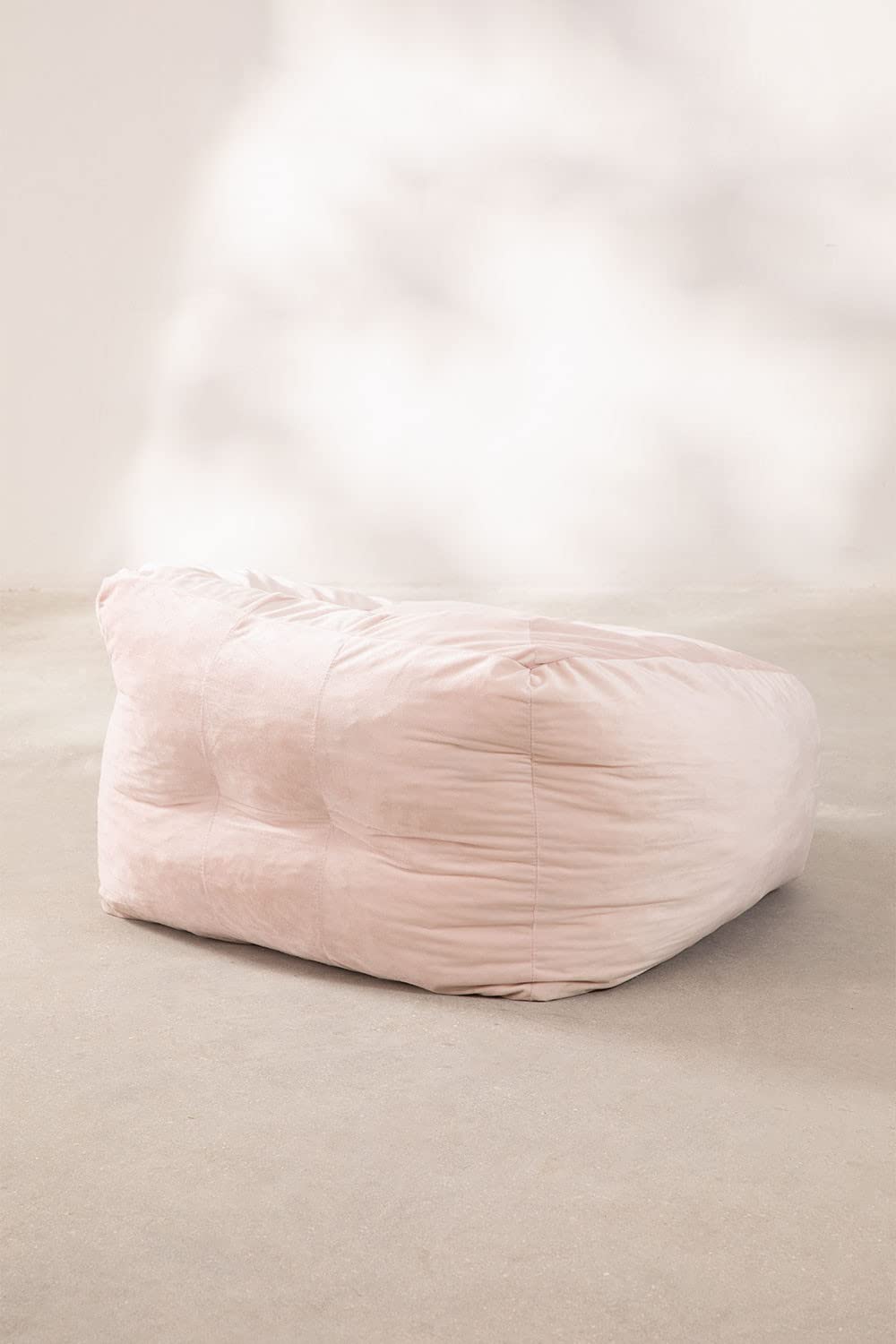 Sklum Thiago pouf poltrona velluto rosa 83 cm