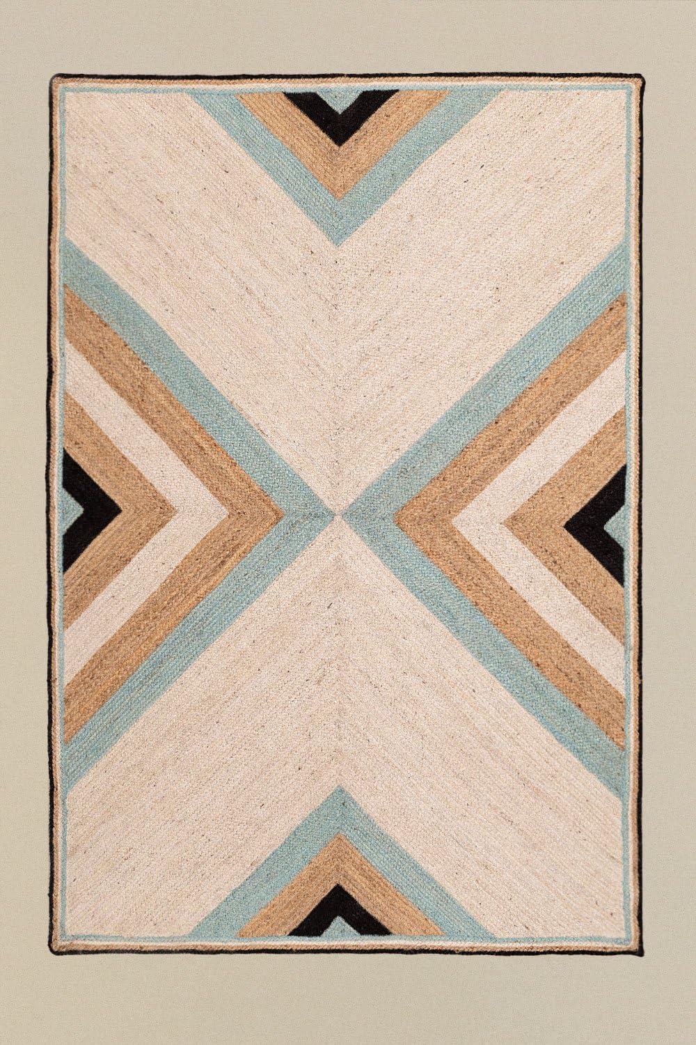 Sklum Saina tappeto in juta 246x160 cm geometrico