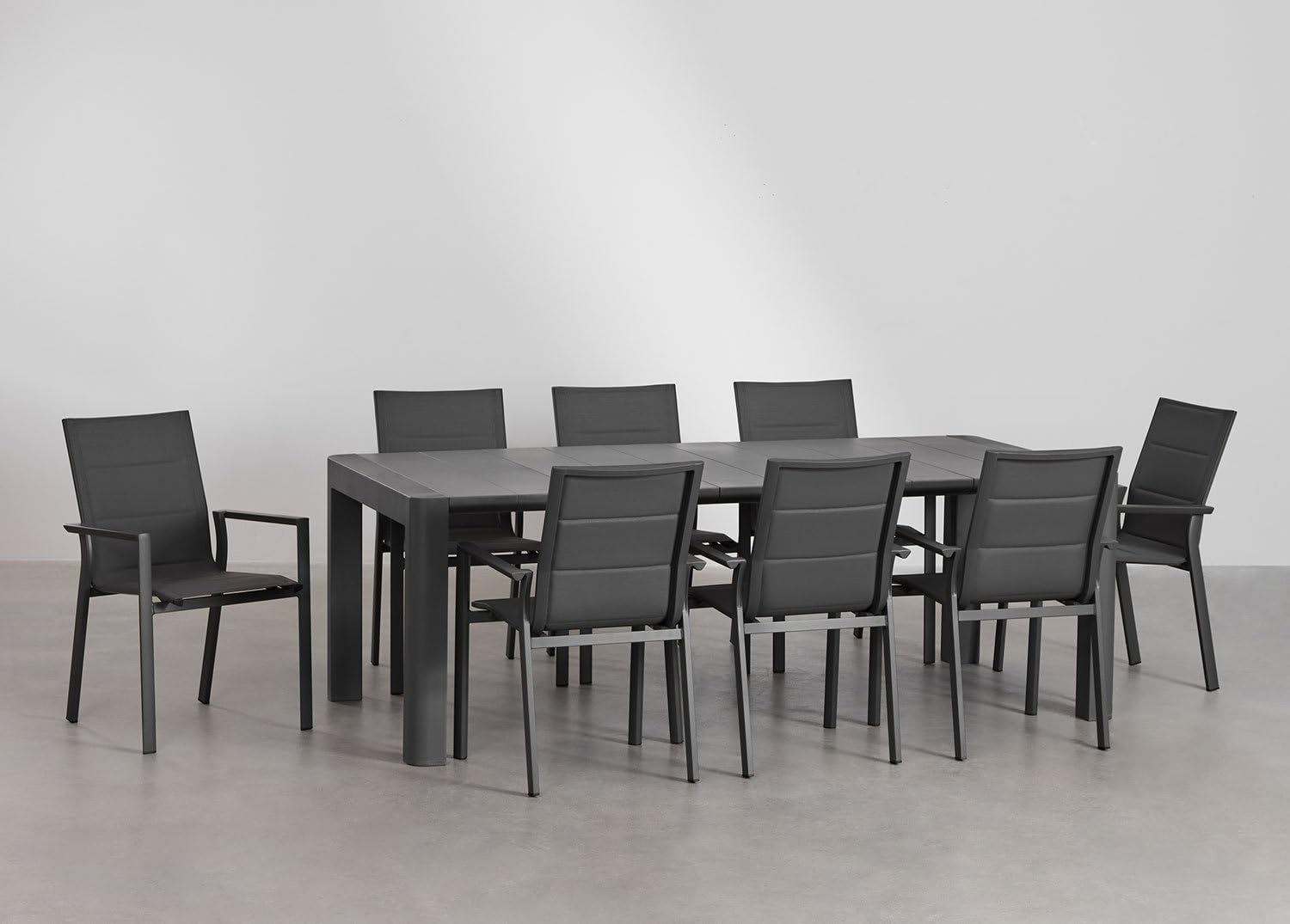 Sklum Arnadine set da giardino 220x100 8 sedie esterno