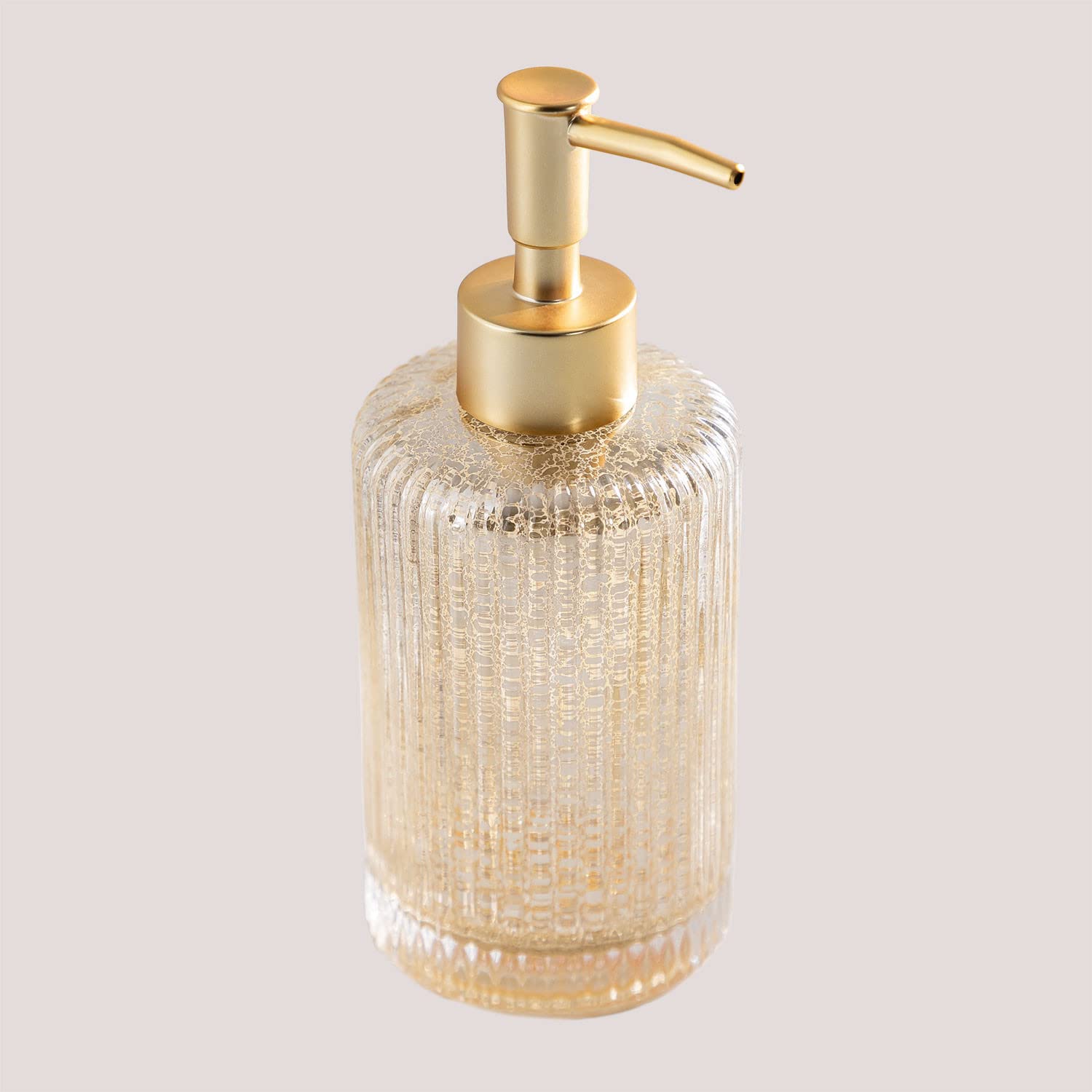 Sklum Melyba dispenser sapone vetro giallo oro