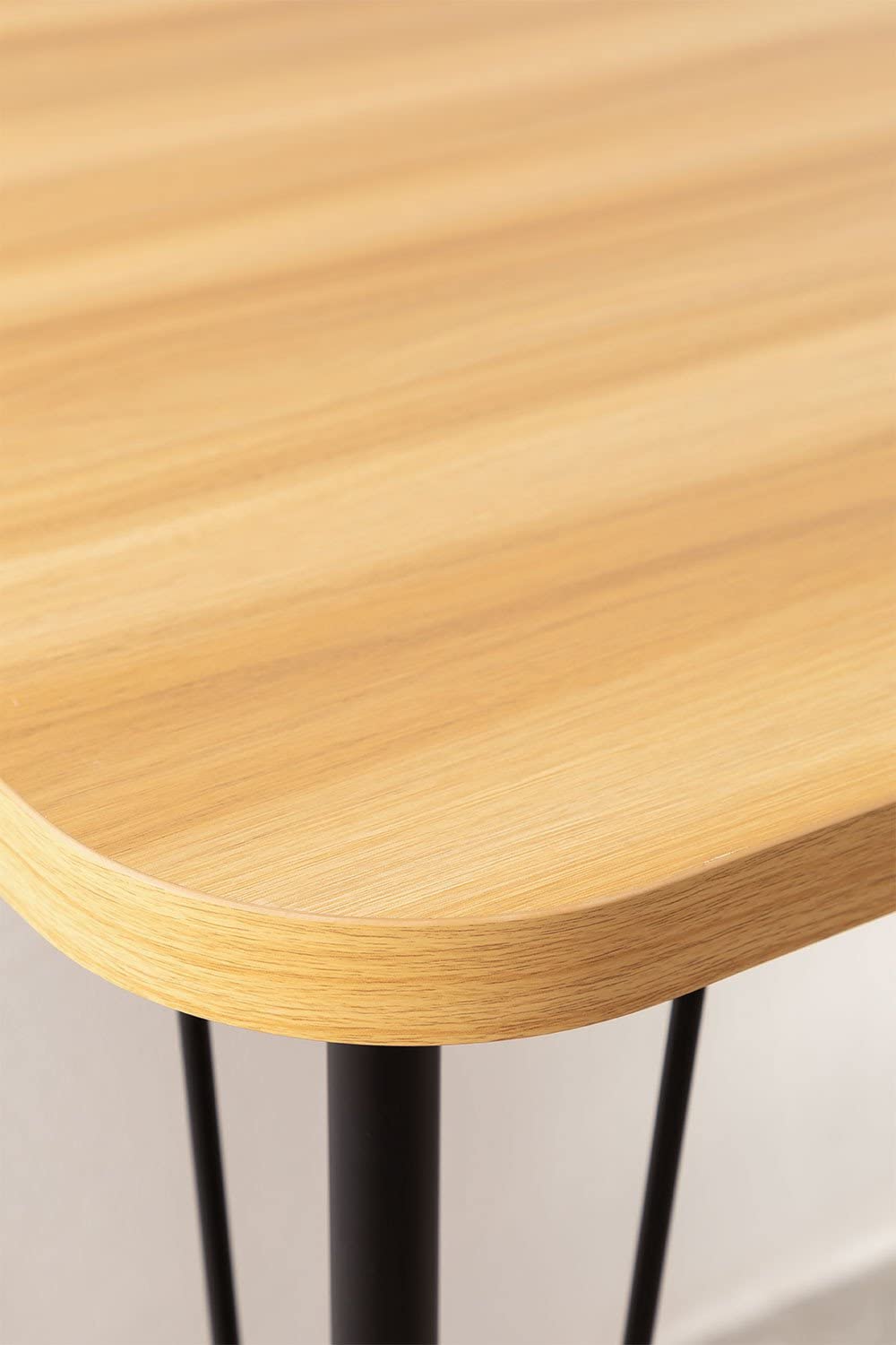 Sklum Nâpe Scrivania con Ruote Nero 120 cm