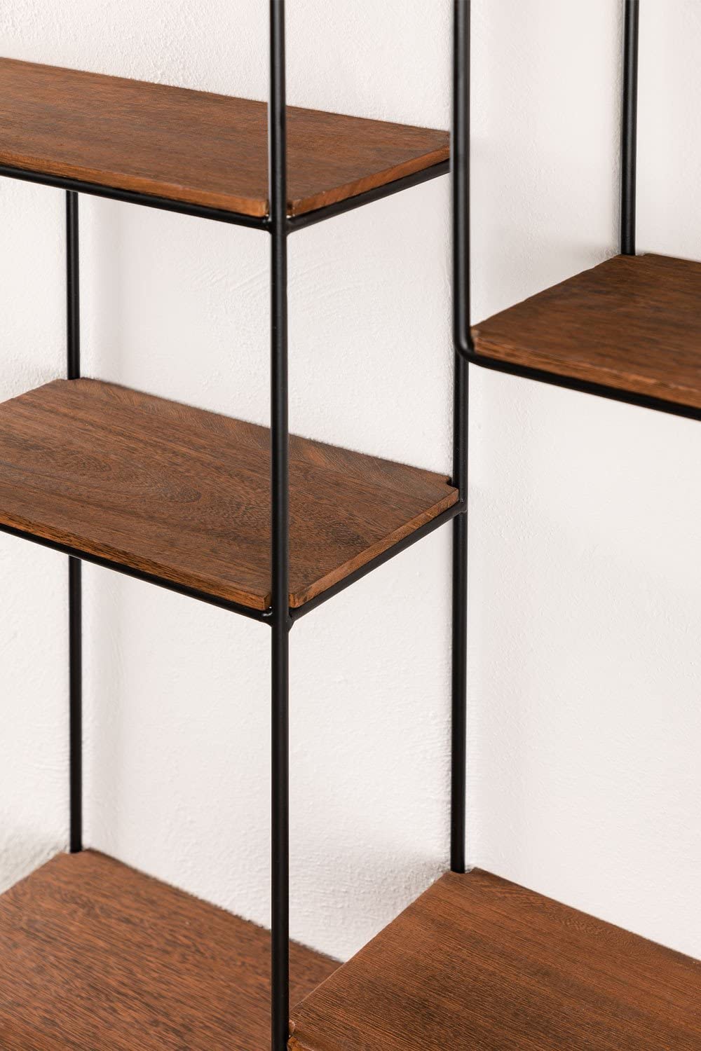 Sklum Anslo scaffale da parete legno acciaio 119 cm