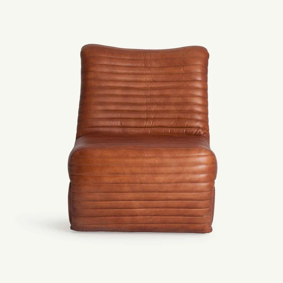 Bambua Almstock poltrona pelle cognac