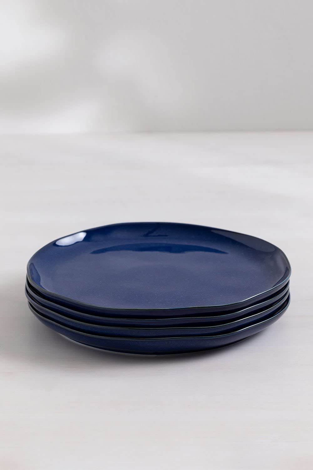 Sklum Biöh set 8 piatti blu oltremare ceramica