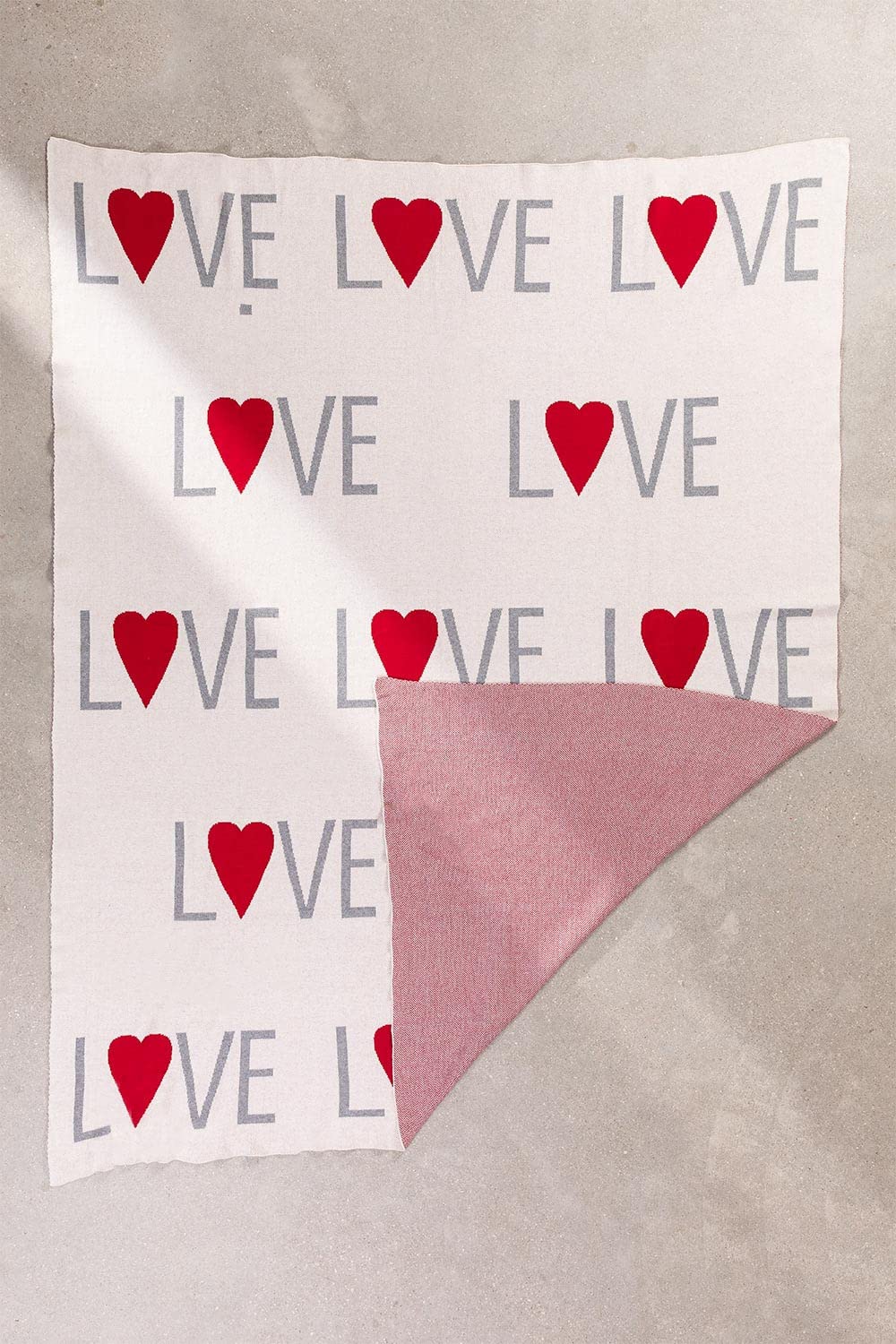 Sklum Cuore plaid coperta cotone 160x130 cm
