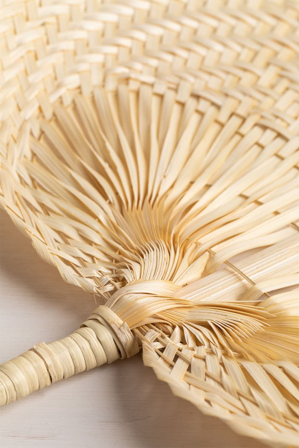 Sklum Niokos 40 cm Ventaglio Pai Pai Bambù Naturale