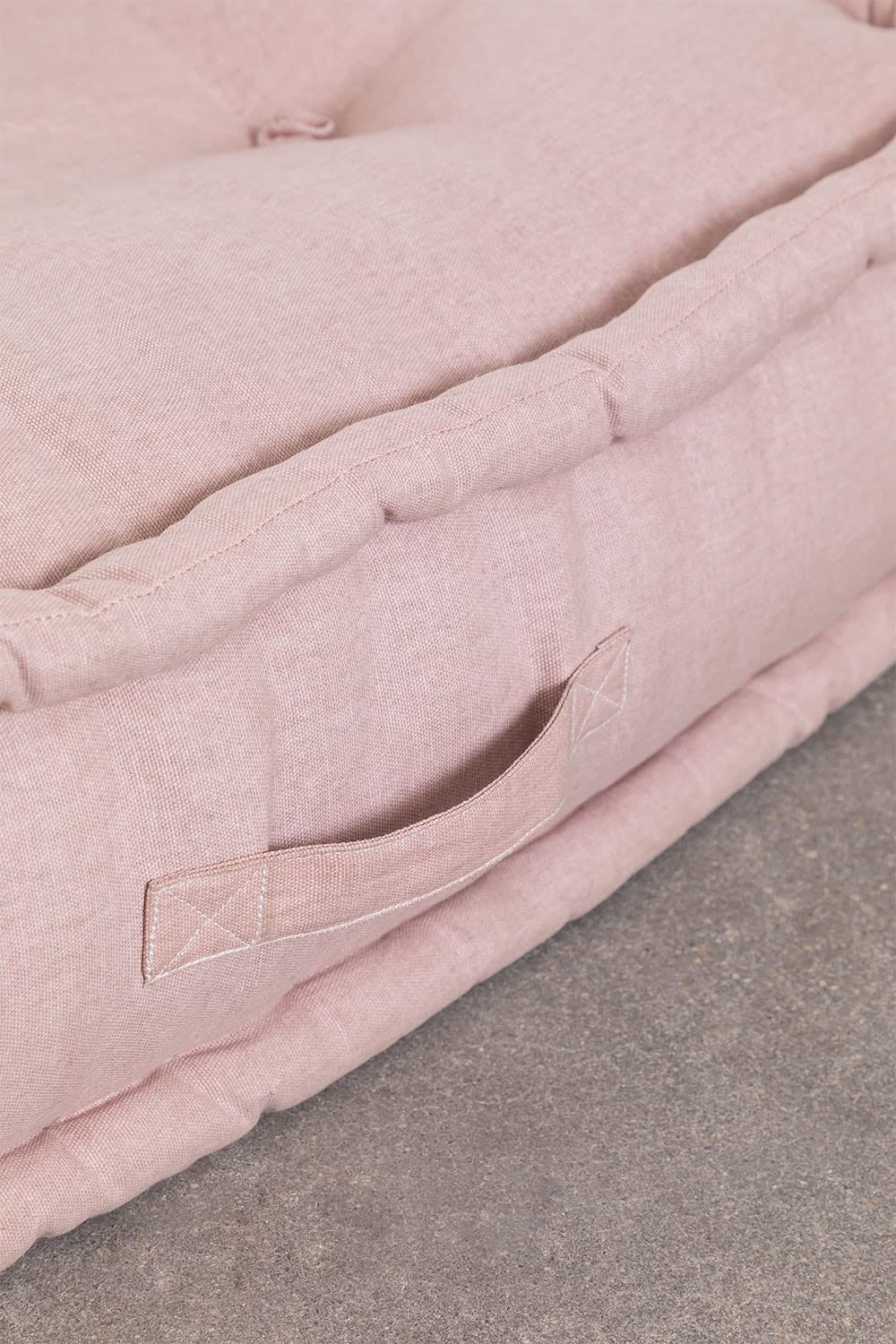 Sklum Dhel divano centrale cotone rosa incarnato
