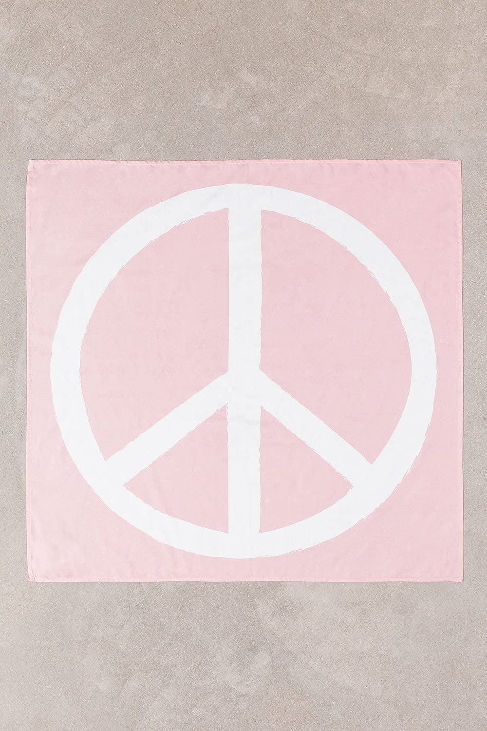 Sklum Peace & Love Arazzo in Cotone Rosa 105x110 cm