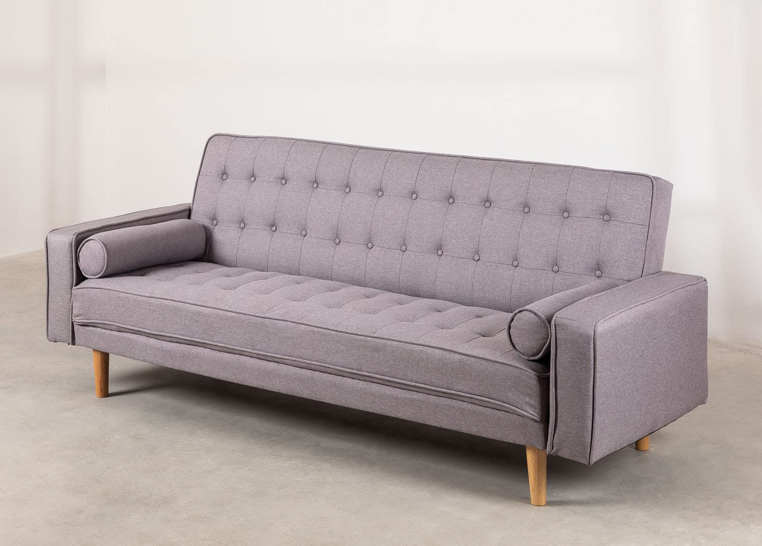 Sklum Brion divano letto 3 posti grigio reclinabile