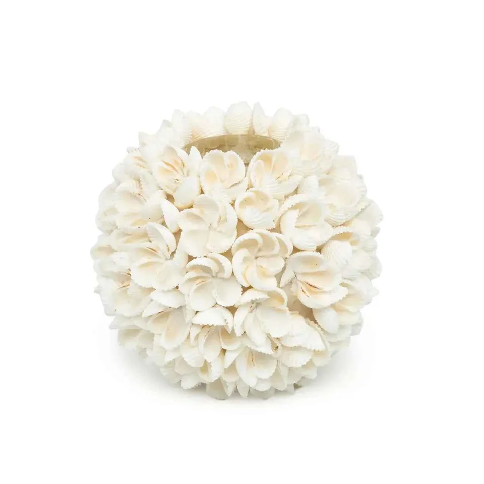Bambua Flower Power Portacandele in Conchiglie L