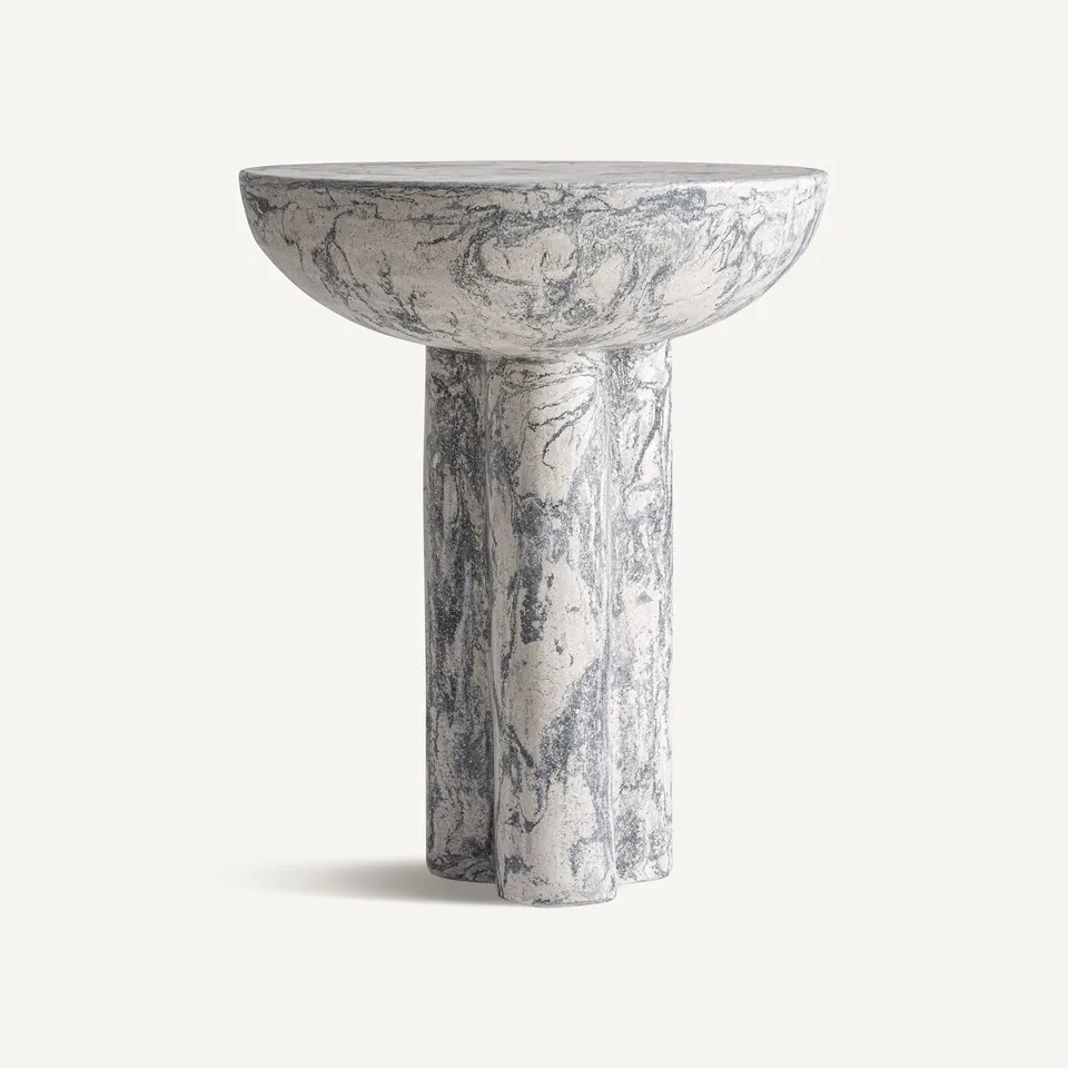 Bambua Holtum tavolino terrazzo grigio