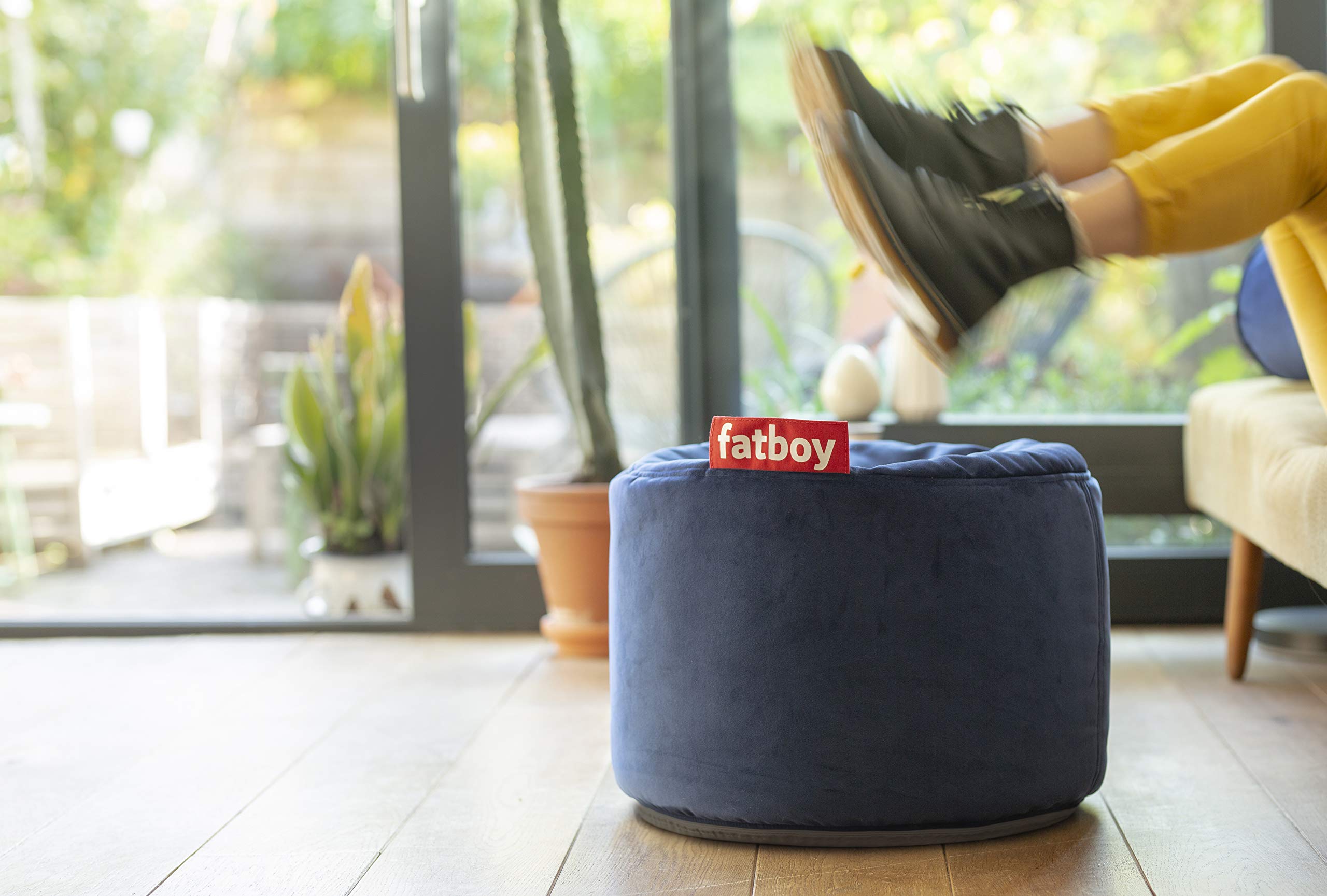 Fatboy Point Velvet pouf rotondo pearl blush velluto