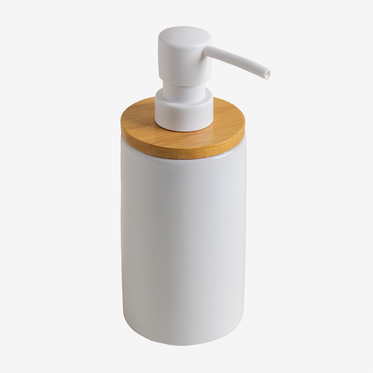 Sklum Elvan Dispenser Sapone Ceramica Bambù