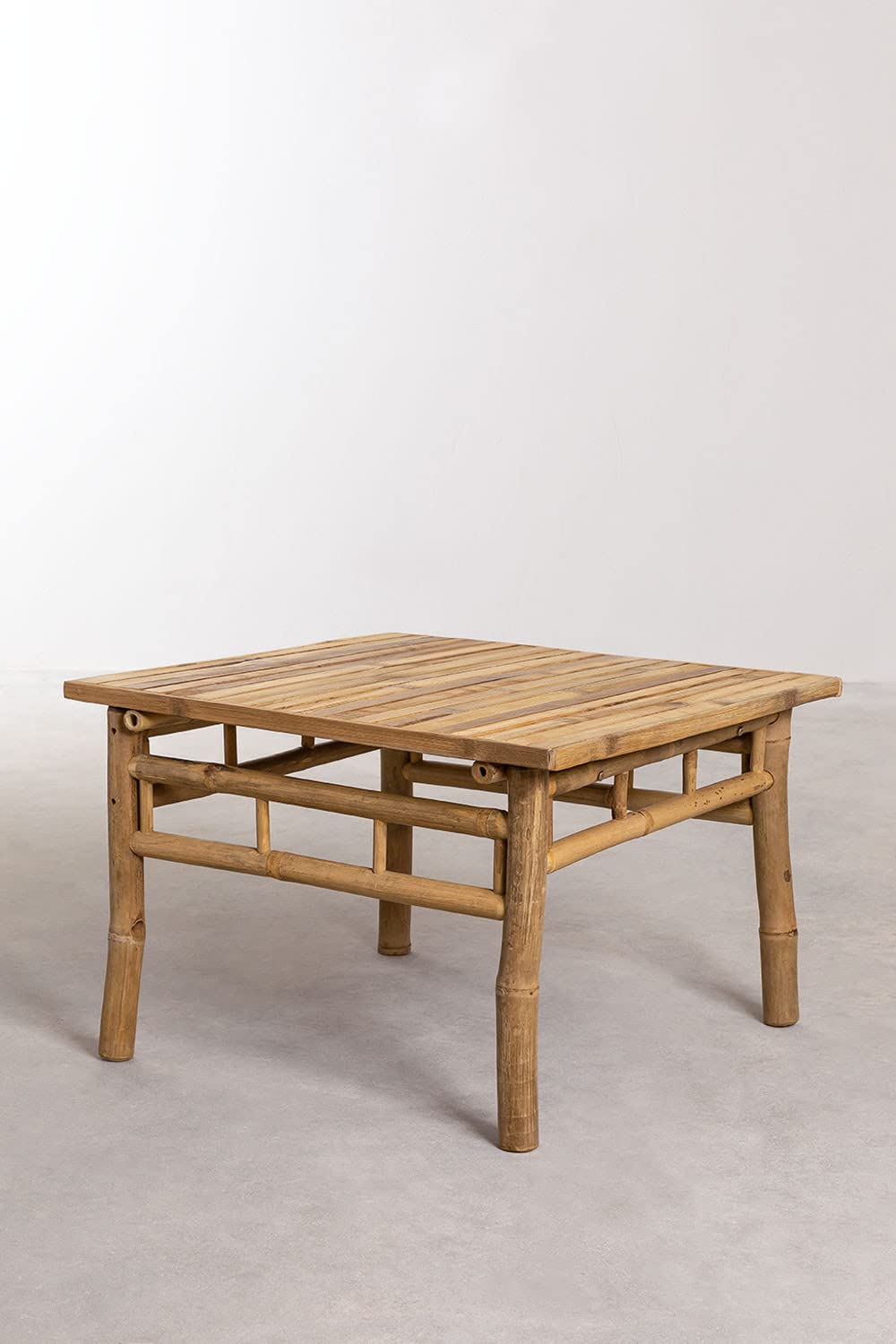Sklum Jamaik tavolino da giardino bambù 70x70 cm basso