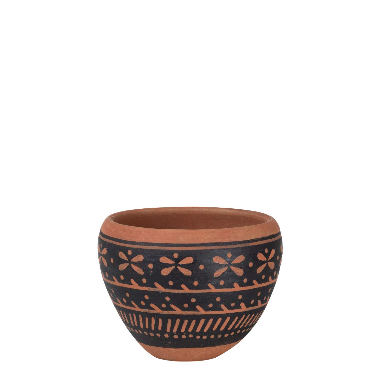 Sklum Vaza vaso in ceramica rosso argilla Ø16,5 cm
