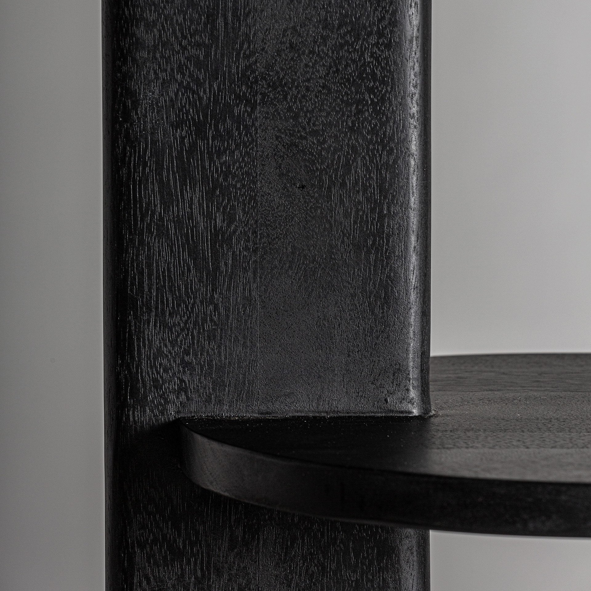Bambua Nara libreria in mango nero 120 cm