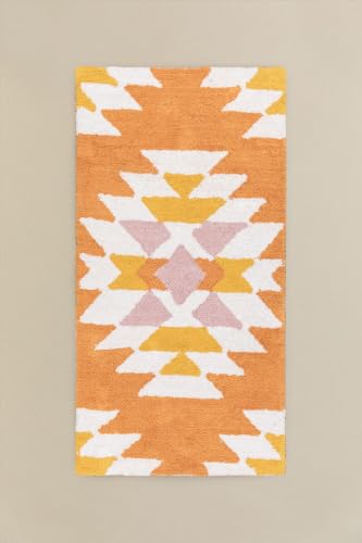 Sklum Tuyen tappeto cotone 70x140 cm color mostarda
