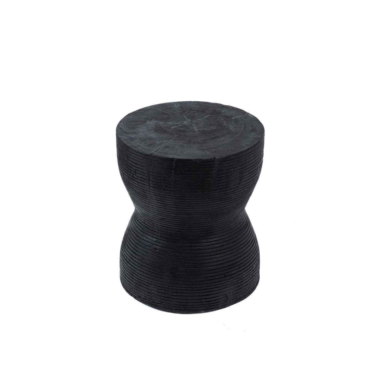 Bambua Kotoran sgabello in legno suar nero